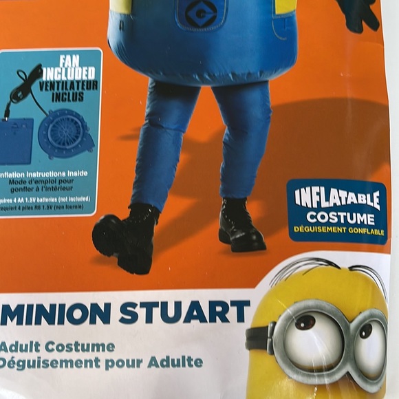 Minion Stuart Inflatable Adult Costume! New! - Picture 4 of 6